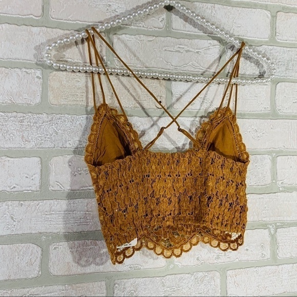 Free People NWT Celine Bralette in Carmel - Picture 8 of 10